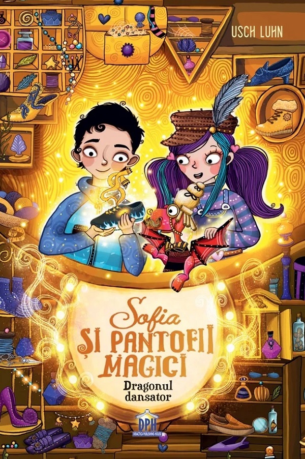 Coperta cărții 'Sofia și pantofii magici Vol.4: Dragonul dansator - Usch Luhn'