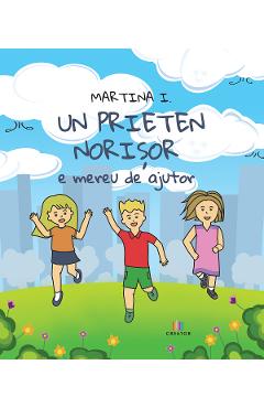Coperta cărții 'Un prieten norișor e mereu de ajutor. Poveste silabisită - Martina I.'