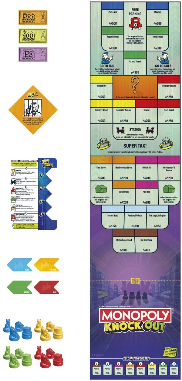 Imaginea produsului 'Joc de societate: Monopoly Knock Out'