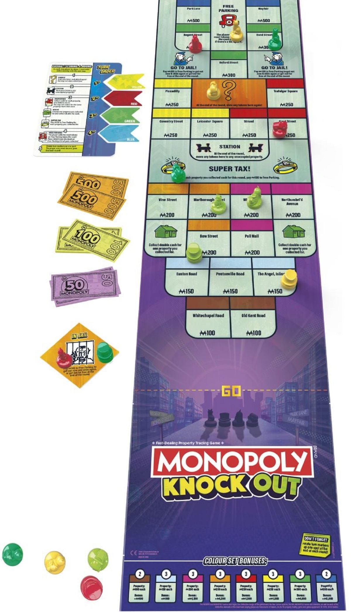 Imaginea produsului 'Joc de societate: Monopoly Knock Out'