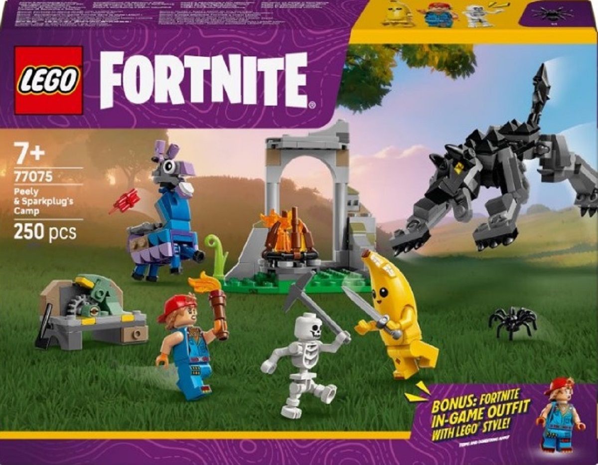 Imaginea produsului 'Lego Fortnite. Tabăra lui Peely și Sparkplug'