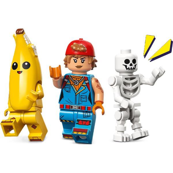 Lego Fortnite. Tabara lui Peely si Sparkplug