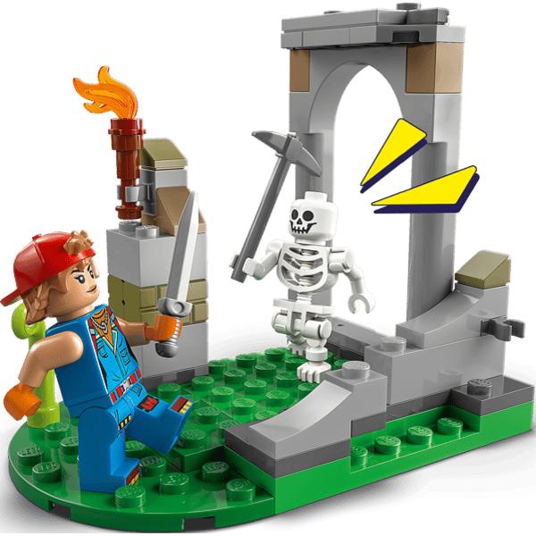 Lego Fortnite. Tabara lui Peely si Sparkplug