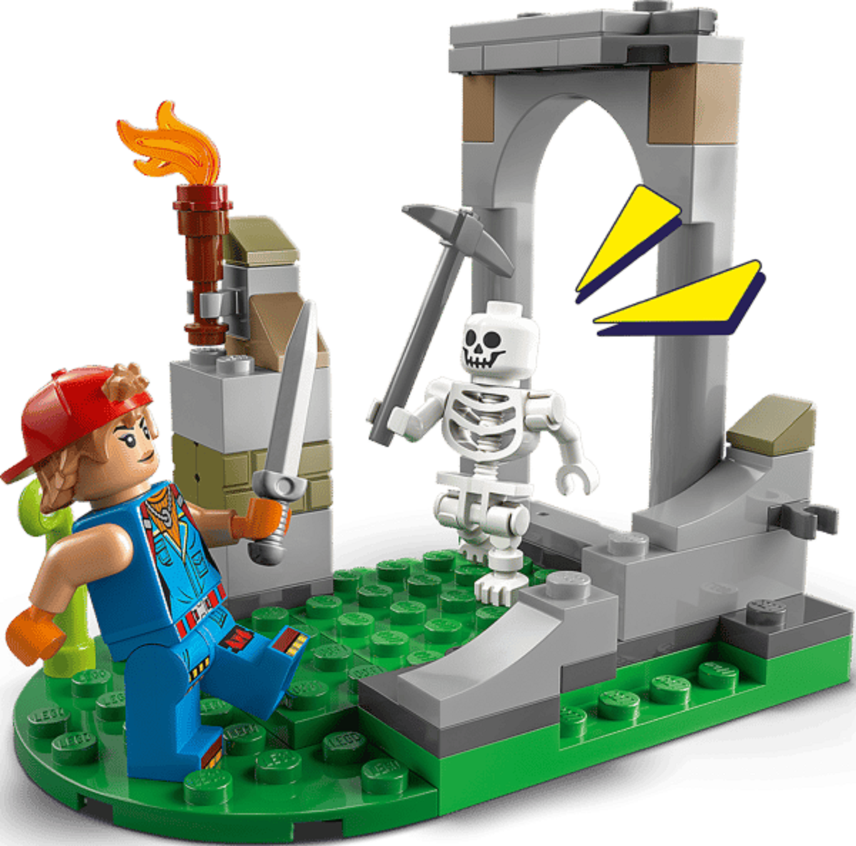 Imaginea produsului 'Lego Fortnite. Tabăra lui Peely și Sparkplug'