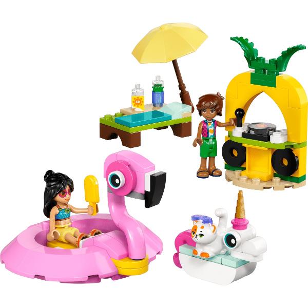 Lego Friends: Petrecere la piscina cu unicornul si flamingo