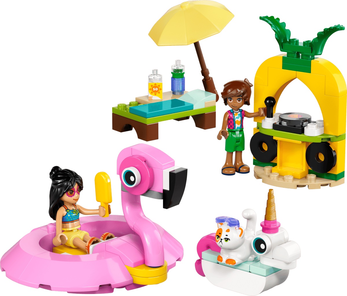 Imaginea produsului 'Lego Friends: Petrecere la piscină cu unicornul și flamingo'