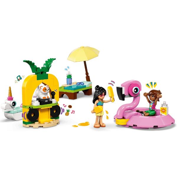 Lego Friends: Petrecere la piscina cu unicornul si flamingo