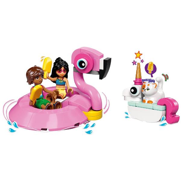 Lego Friends: Petrecere la piscina cu unicornul si flamingo