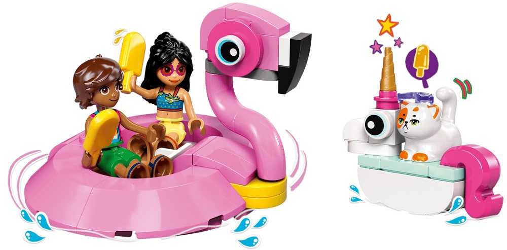 Imaginea produsului 'Lego Friends: Petrecere la piscină cu unicornul și flamingo'