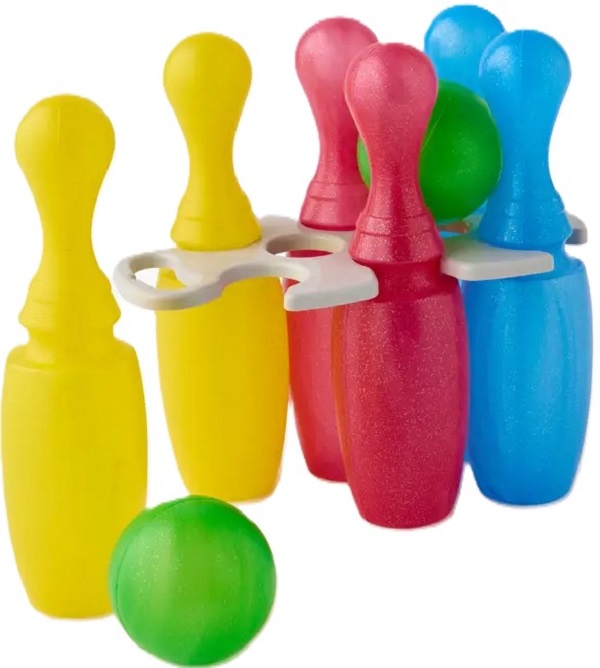 Imaginea produsului 'Joc îndemânare. Set popice cu sclipici'