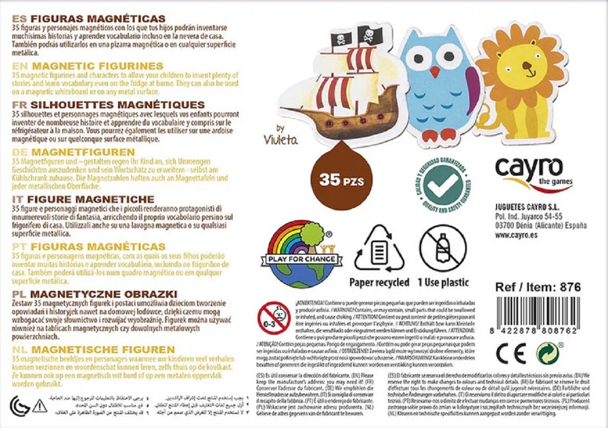 Imaginea produsului 'Set figurine magnetice 35 piese'