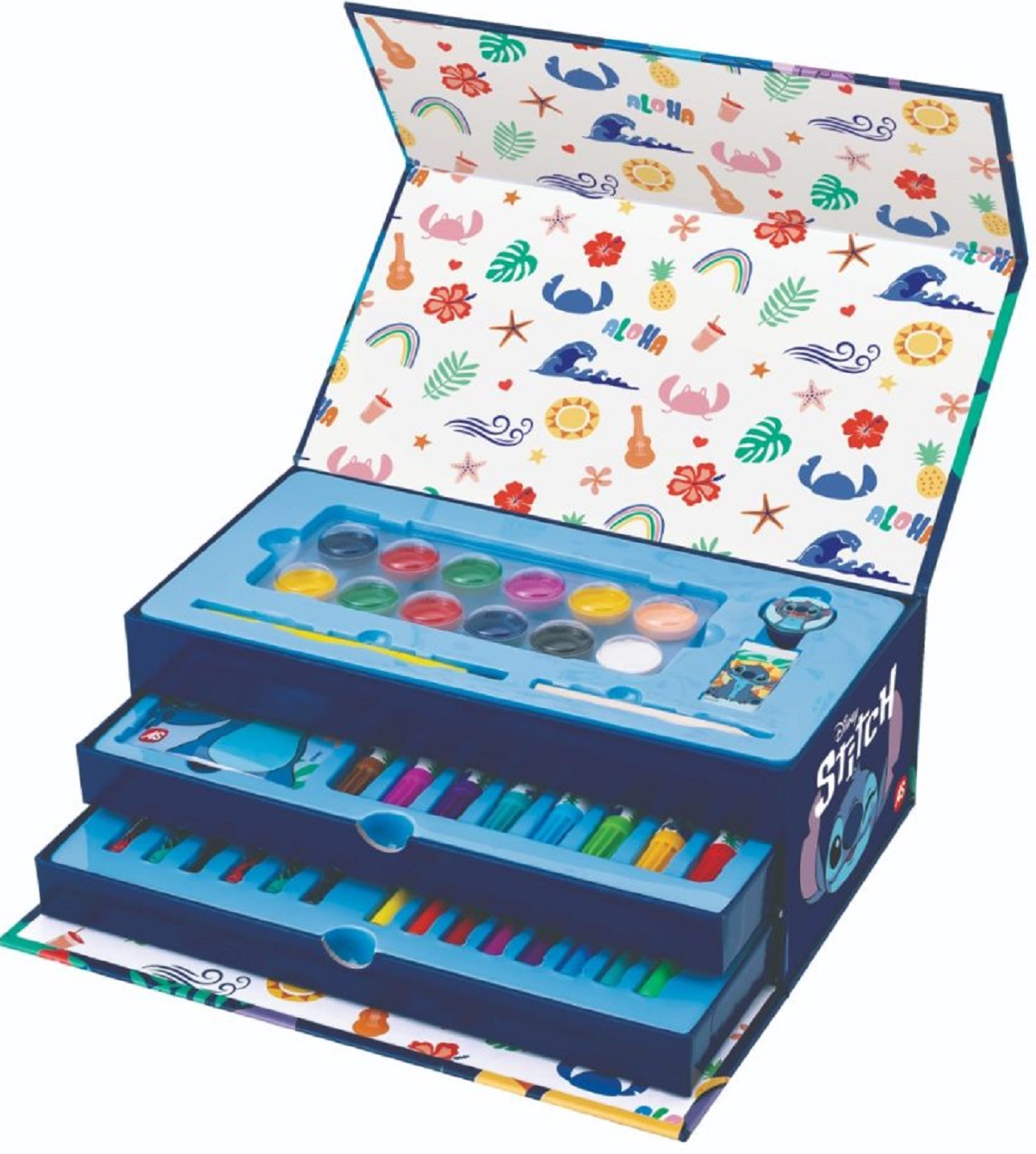 Imaginea produsului 'Set de pictura în valiză de carton: Stitch'