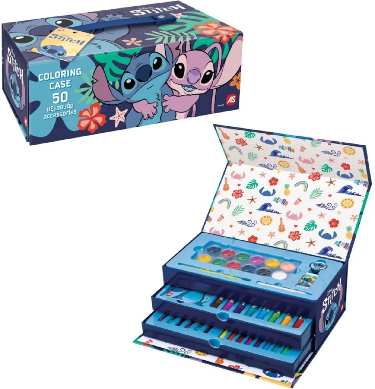 Imaginea produsului 'Set de pictura în valiză de carton: Stitch'