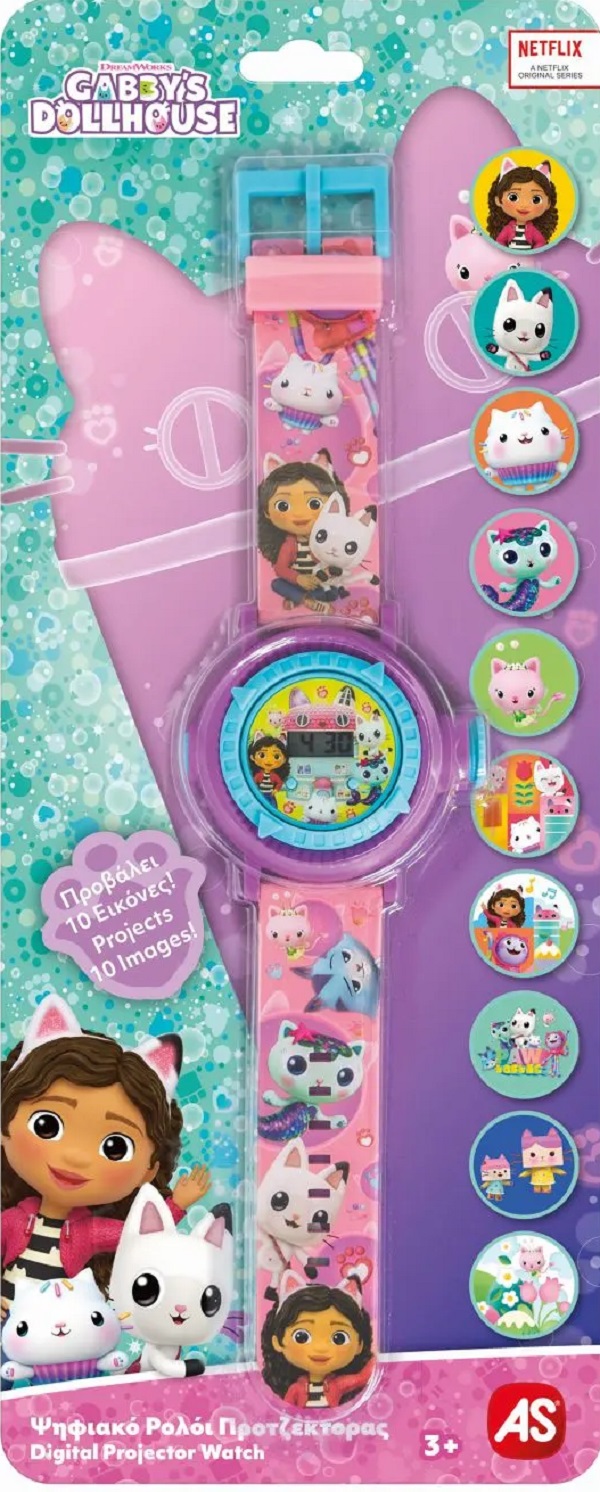 Imaginea produsului 'Ceas digital cu proiector: Gabby’s Dollhouse'