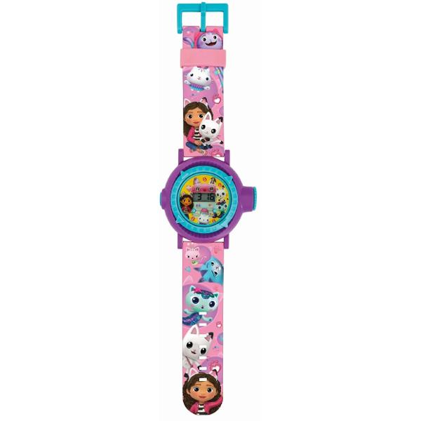 Ceas digital cu proiector: Gabby’s Dollhouse