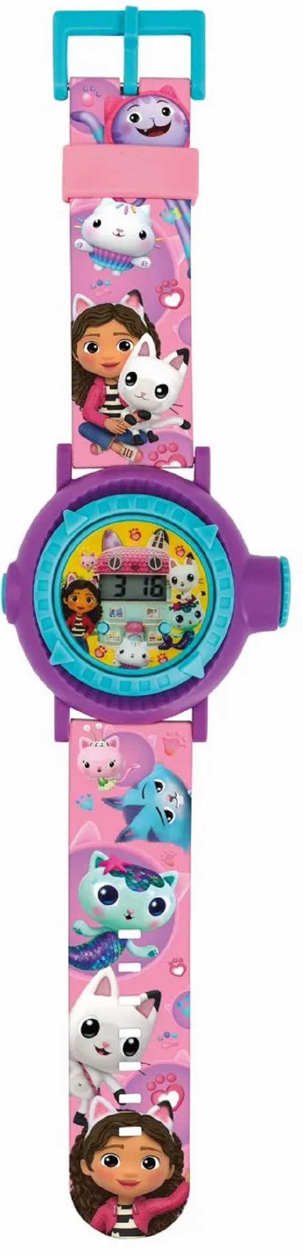 Imaginea produsului 'Ceas digital cu proiector: Gabby’s Dollhouse'