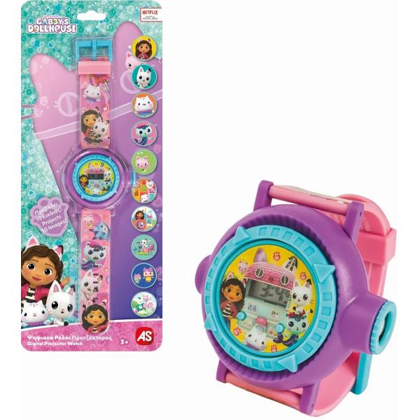 Ceas digital cu proiector: Gabby’s Dollhouse