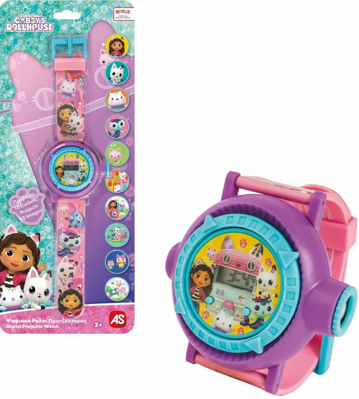 Imaginea produsului 'Ceas digital cu proiector: Gabby’s Dollhouse'
