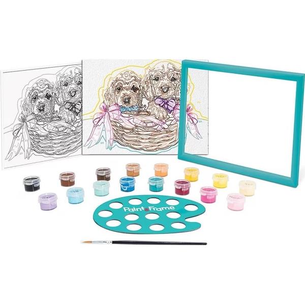 Picteaza si inrameaza: Catelusi adorabili