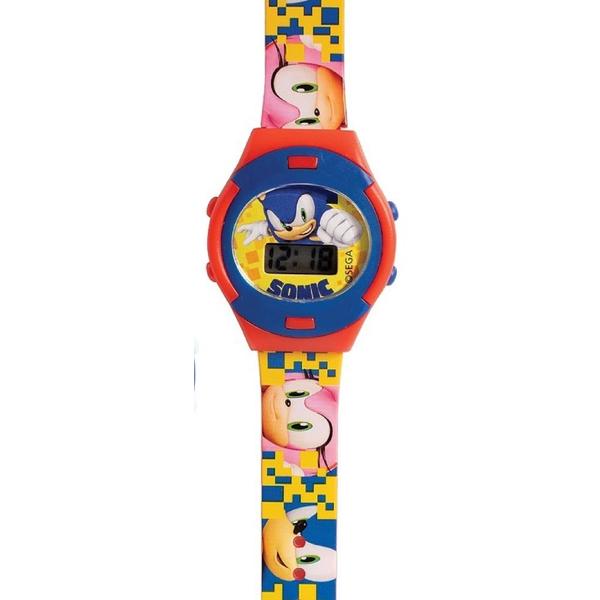 Ceas digital: Sonic. Rosu