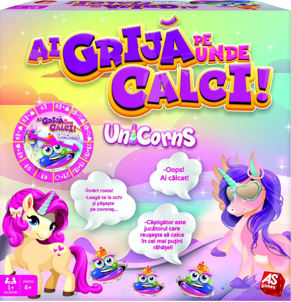 Imaginea produsului 'Joc de societate: Ai grijă pe unde calci! Unicorns'