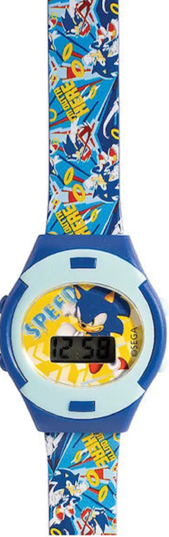 Imaginea produsului 'Ceas digital: Sonic. Albastru'