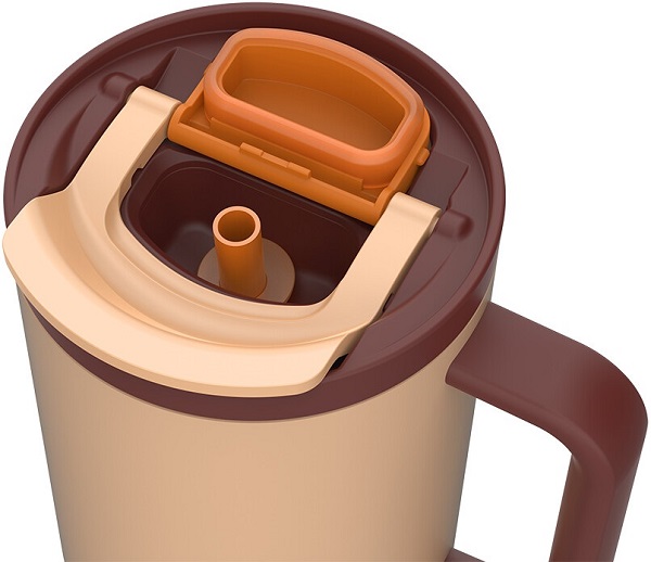 Imaginea produsului 'Cană termică cu pai telescopic. Almond Dream Rio'