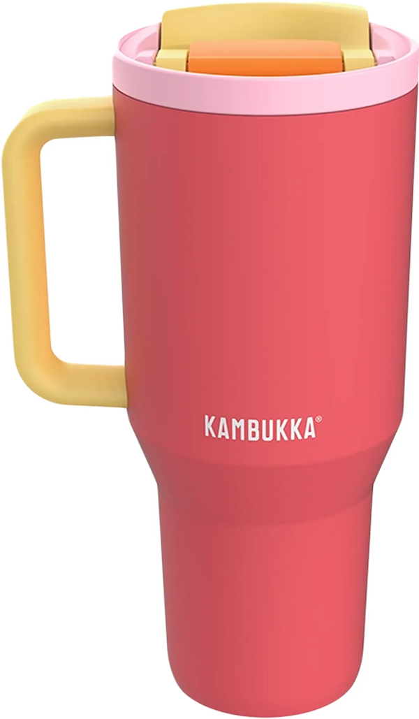 Imaginea produsului 'Cană termică cu pai telescopic. Pink Papaya Rio'