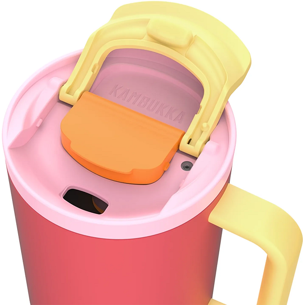 Imaginea produsului 'Cană termică cu pai telescopic. Pink Papaya Rio'