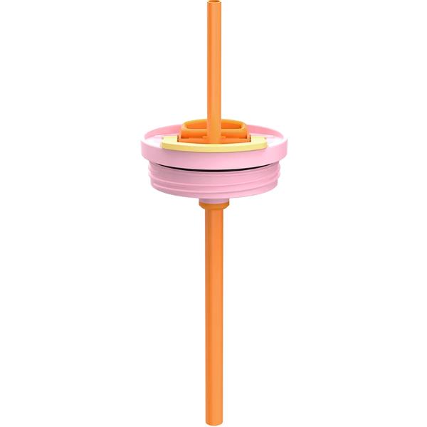 Cana termica cu pai telescopic. Pink Papaya Rio