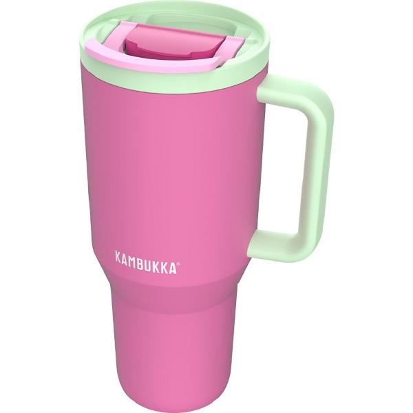 Cana termica cu pai telescopic. Bubblegum Mint Rio