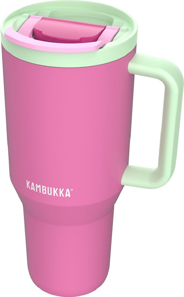 Imaginea produsului 'Cană termică cu pai telescopic. Bubblegum Mint Rio'