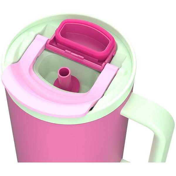 Cana termica cu pai telescopic. Bubblegum Mint Rio