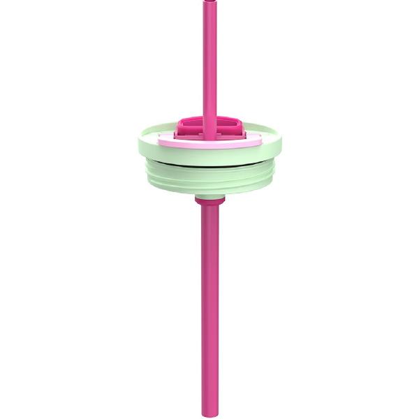 Cana termica cu pai telescopic. Bubblegum Mint Rio