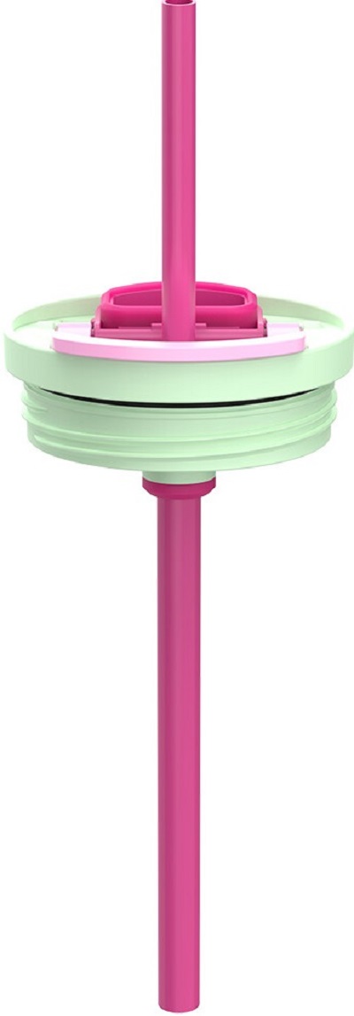 Imaginea produsului 'Cană termică cu pai telescopic. Bubblegum Mint Rio'