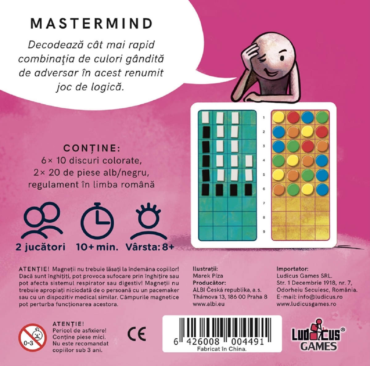 Imaginea produsului 'Joc magnetic: Mastermind'