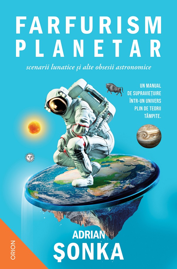 Coperta cărții 'eBook Farfurism planetar, scenarii lunatice și alte obsesii astronomice - Adrian Sonka'