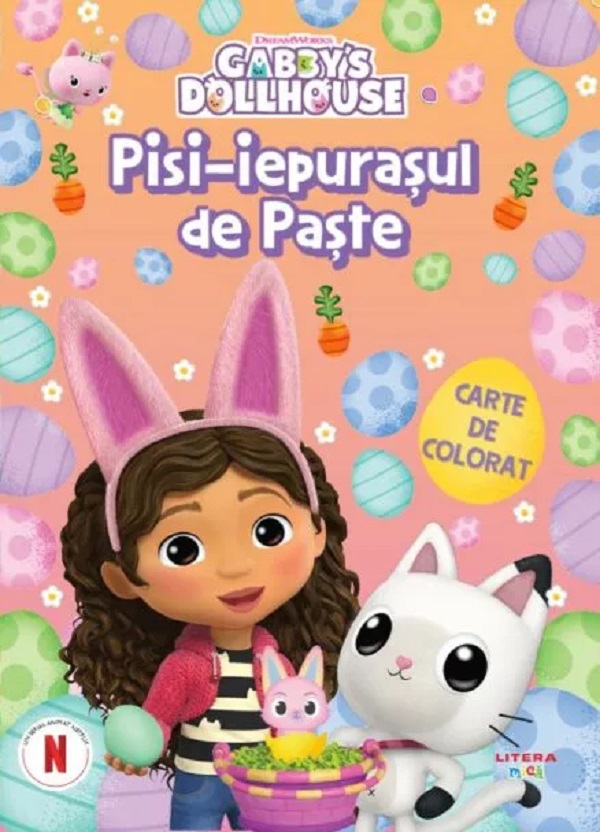 Coperta cărții 'Gabby’s Dollhouse. Pisi-iepurașul de Paște'