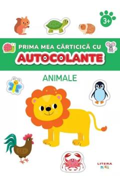 Coperta cărții 'Prima mea cărticică cu autocolante. Animale'