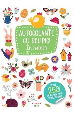 Coperta cărții 'Autocolante cu sclipici. În natură'