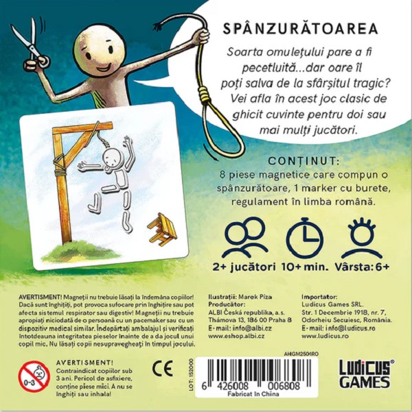 Imaginea produsului 'Joc magnetic: Spânzurătoarea'