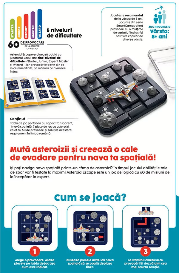 Imaginea produsului 'Joc de logică: Asteroid Escape'