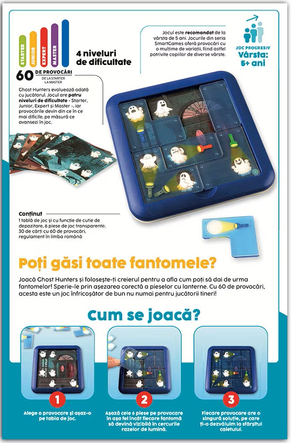 Imaginea produsului 'Joc de logică: Ghost Hunters'