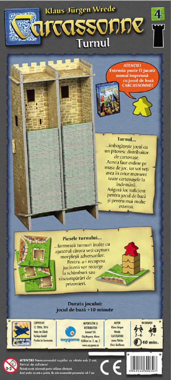 Imaginea produsului 'Carcassonne: Turnul. Extensia 4'