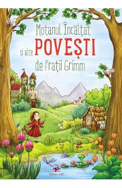 Coperta cărții 'Motanul Incaltat si alte povesti de Fratii Grimm'