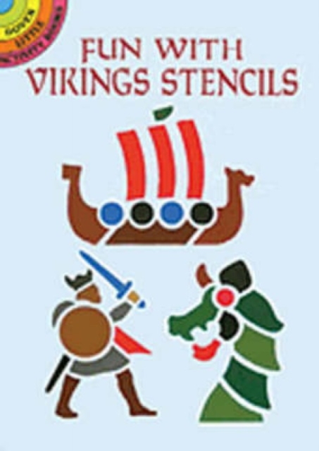 Coperta cărții 'Fun with Stencils: Vikings - A. G. Smith'