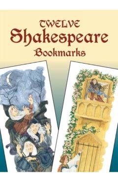 Coperta cărții 'Twelve Shakespeare Bookmarks - Steven James Petruccio'