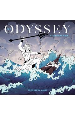 Coperta cărții 'Odyssey: A Coloring Book - Silvia Aldana'