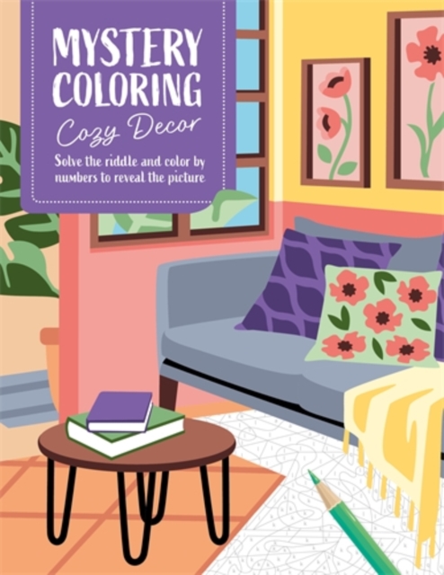 Coperta cărții 'Mystery Coloring Cozy Decor - David & Charles Publishing'