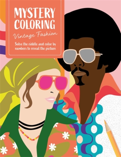 Coperta cărții 'Mystery Coloring Vintage Fashion - David & Charles Publishing'